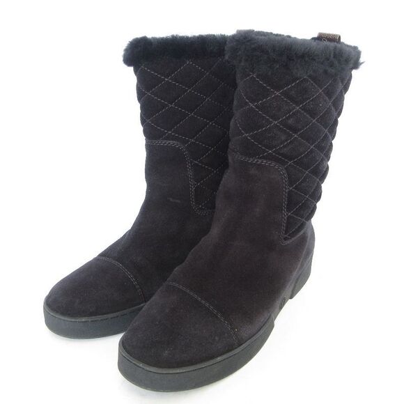 Louis Vuitton Quilted Mouton Boots 36 1/2 23.5cm (9.25in)...